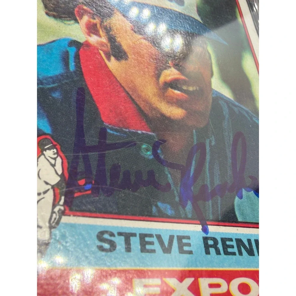 1976 Topps Steve Renko 264 Signed Autograph Montreal Expos Pitcher Baseball Card